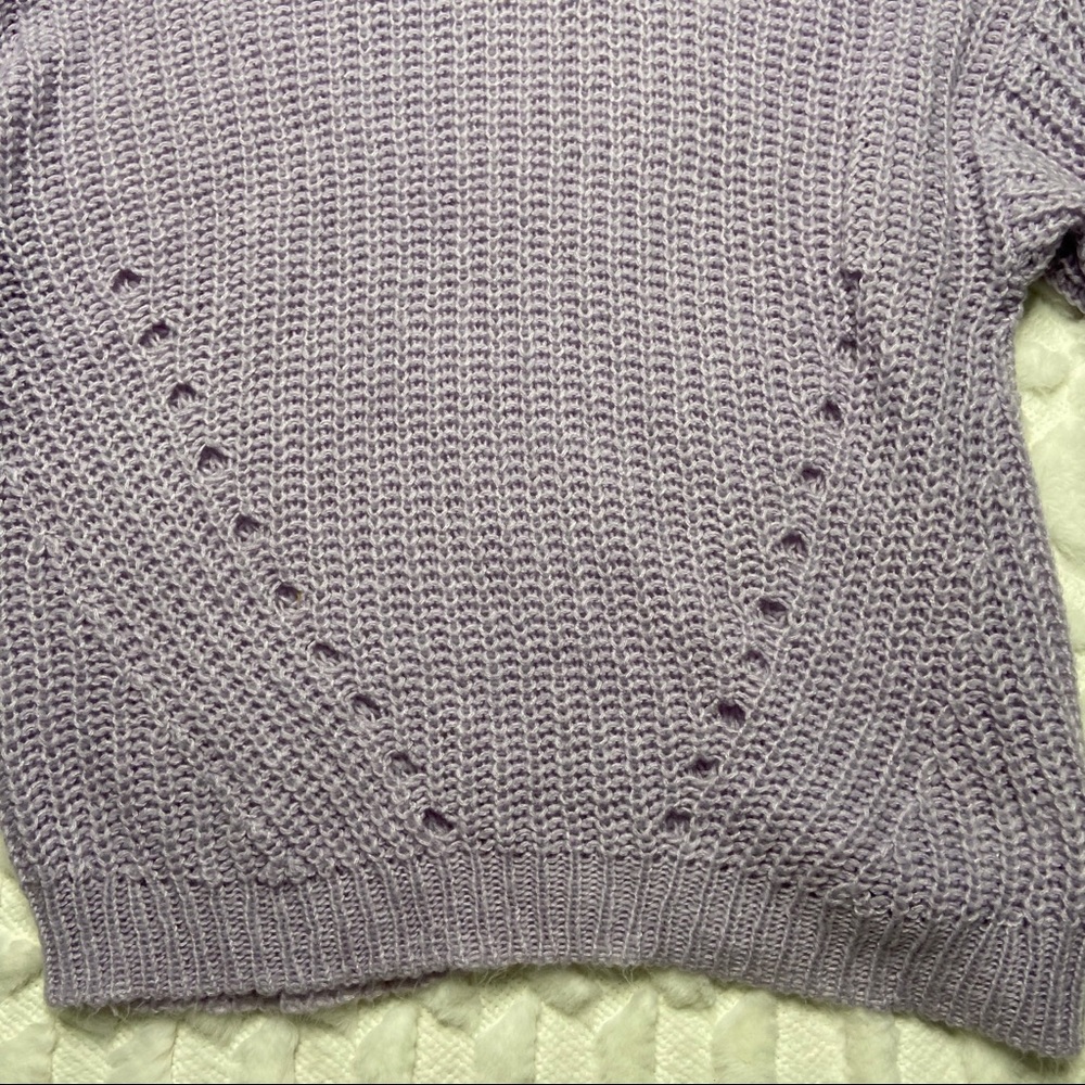 American Eagle Lavender Oversized Sweater - Small - Picture 2 of 5